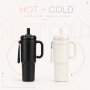 800ml 316 Stainless Steel Dual Drink Tumbler with Handle