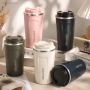 510ml Stainless Coffee Tumbler with Dual-Drink Lid OEM