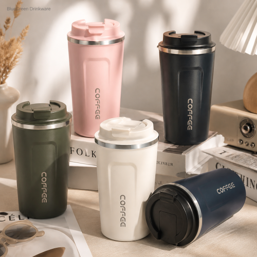 510ml Stainless Coffee Tumbler with Dual-Drink Lid OEM