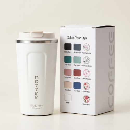 510ml Stainless Coffee Tumbler with Dual-Drink Lid OEM