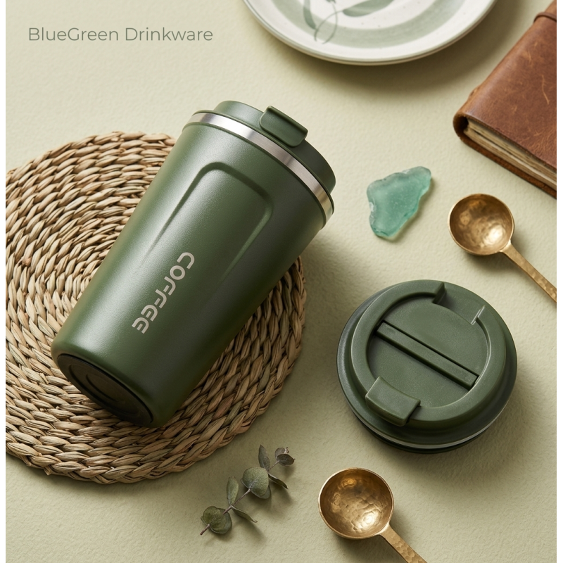 510ml Stainless Coffee Tumbler with Dual-Drink Lid OEM