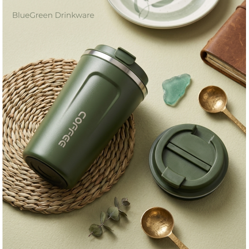 510ml Stainless Coffee Tumbler with Dual-Drink Lid OEM