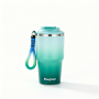 510ml Octagonal Travel Coffee Cup with Strap&Flip lid