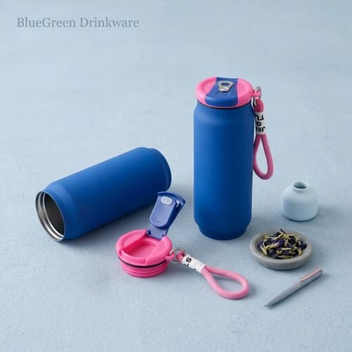 500ml Can-Shaped Insulated Water Bottle with Carry Loop
