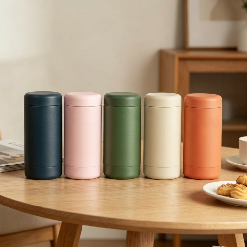 Durable Thermal Insulated Leak Proof 12oz Stainless Steel Vacuum Coffee Cup for Outdoor Picnic Camping Hiking Daily Use