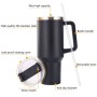 2024 Fashion Christmas Gift 40oz Leak Proof Stainless Steel Tumbler With Handle Lid Vacuum Insulated Travel Tumbler With Straw