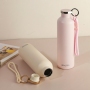 Premium Portable Stainless Steel Vacuum with Carrying Loop Stainless Steel Water Bottle for Outdoor Sports