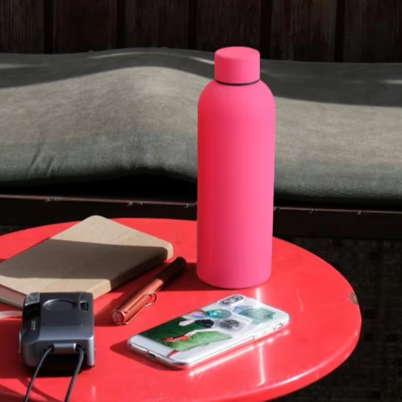 Custom 500ml Double-Wall 304 Stainless Steel Insulated Water Bottle Sports Flask with Logo for Travel