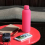 Custom 500ml Double-Wall 304 Stainless Steel Insulated Water Bottle Sports Flask with Logo for Travel