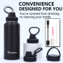 Double Wall 32oz 18/8 Handgrip Leakproof Lid Minimalist Design Stainless Steel Vacuum Insulated Thermos  for Travel Outdoor Use
