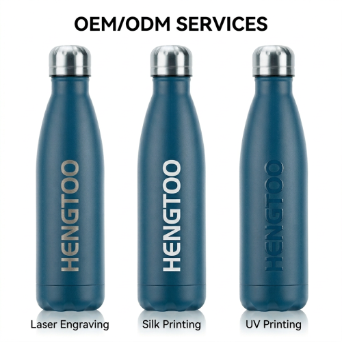 Premium 304 Stainless Steel Vacuum Flask 500ml Bowling Shape Double Wall Insulated Bottle for Outdoor Travel