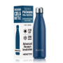 Premium 304 Stainless Steel Vacuum Flask 500ml Bowling Shape Double Wall Insulated Bottle for Outdoor Travel