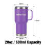 Professional Double Wall Stainless Steel Vacuum Insulated Canteen Leak-Proof Lid BPA Free for Camping Hiking Survival Training