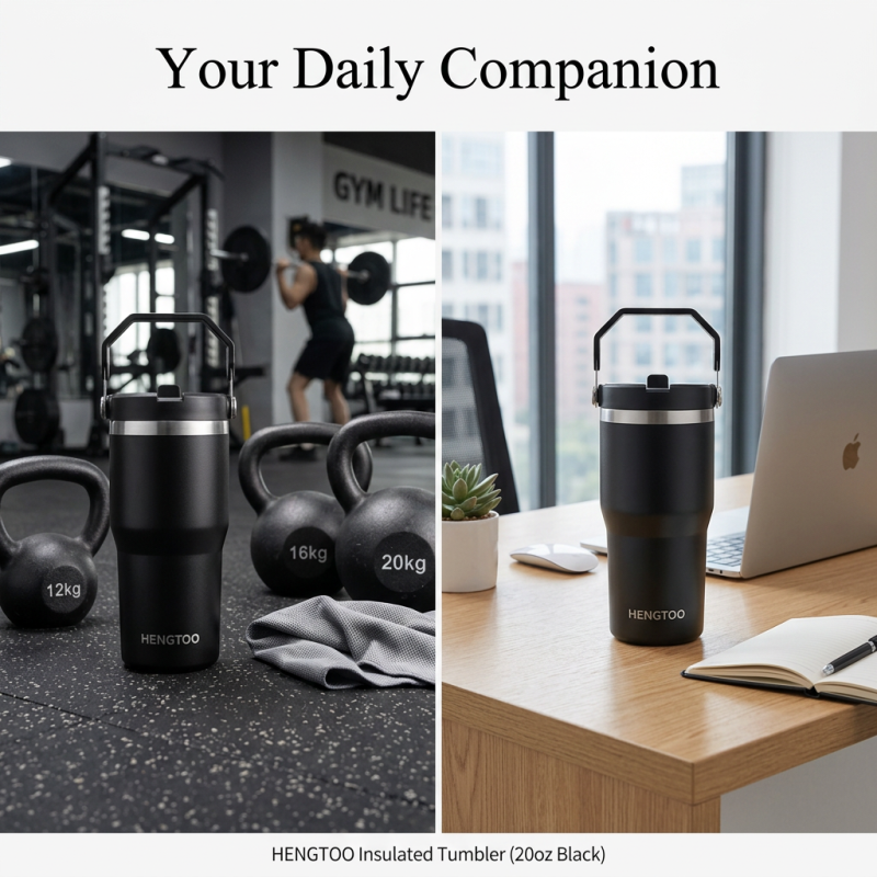 Best Price 20oz Stainless Steel Tumbler with Handle and Straw Sublimation Blank Tumbler for Custom Logo