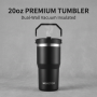 Best Price 20oz Stainless Steel Tumbler with Handle and Straw Sublimation Blank Tumbler for Custom Logo
