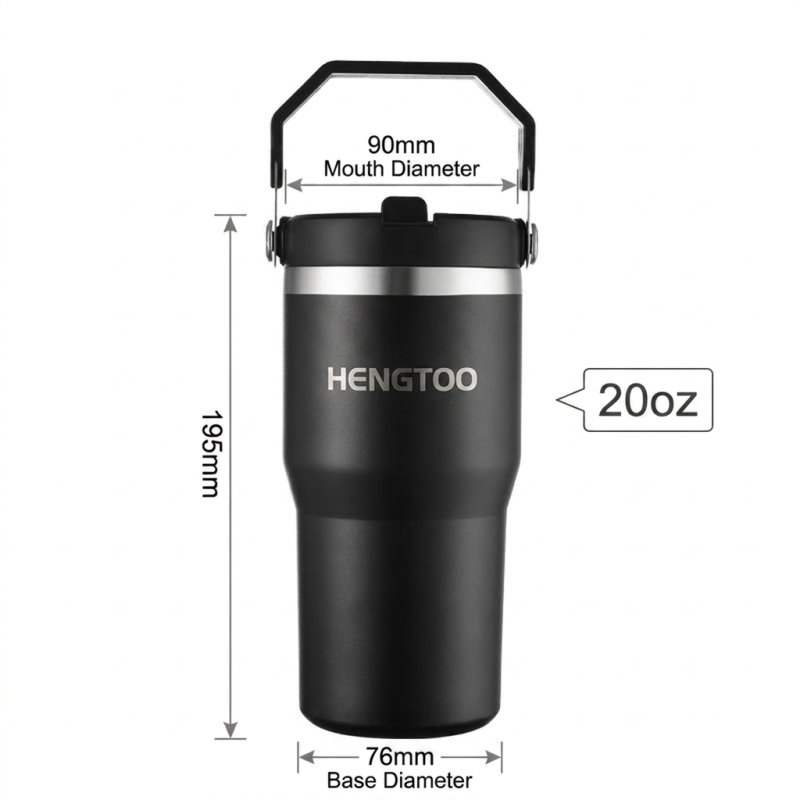 Best Price 20oz Stainless Steel Tumbler with Handle and Straw Sublimation Blank Tumbler for Custom Logo