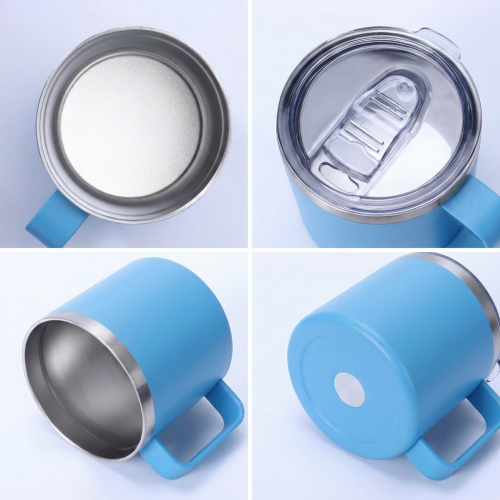 Popular Stainless Steel Travel Mug with 6-12 Hours Thermal Insulation Leakproof Keep Warm for Camping Hiking Office Use
