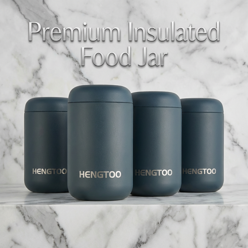Professional Portable Vacuum Insulated Travel Water Bottle with Spoon 16oz Hot and Cold Drinking Flask for Office Car