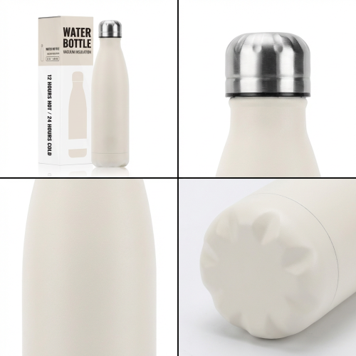 New Arrival Portable 500ml Vacuum Flask Tumbler 304 Stainless Steel Insulated for Camping Cold Hot Drinks 12-24 Hours Thermal