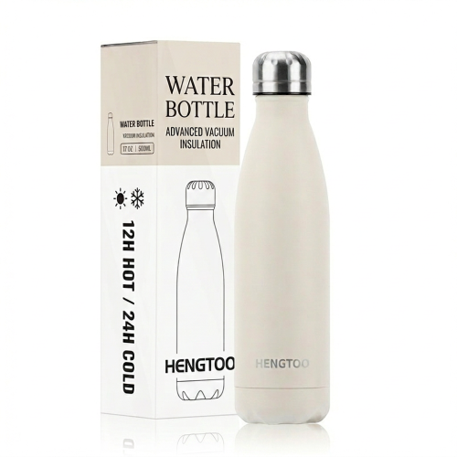 New Arrival Portable 500ml Vacuum Flask Tumbler 304 Stainless Steel Insulated for Camping Cold Hot Drinks 12-24 Hours Thermal