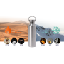 Stainless Steel Insulated Bottle Portable Sports Kettle for Outdoor High-End Electroplated Narrow Mouth Car Water Bottle 500ml