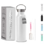 Stainless Steel Insulated Bottle Portable Sports Kettle for Outdoor High-End Electroplated Narrow Mouth Car Water Bottle 500ml