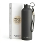 High Quality Portable Stainless Steel BPA Free with Carrying Handle Steel Water Bottle for Cycling Hiking