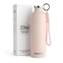High Quality Portable Stainless Steel BPA Free with Carrying Handle Steel Water Bottle for Cycling Hiking