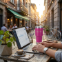 Personalized Stainless Steel Vacuum Flask Insulated Travel Mug With Handle for Coffee Tea Thermos Cup