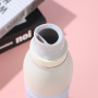 18oz 24oz Stainless Steel Double Wall BPA Free Macaron Color Thermos Cup  Office Cup Sports Kettle Portable Handheld
