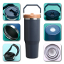 BPA Free Eco Friendly Stainless Steel Vacuum Insulated Water Bottle for Sports Camping & Office Use