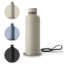 Custom Logo 500ml Drink Bottle Stainless Steel Double Wall Vaccum Flask Thermal Rubber Paint Matte Sports Water Bottle