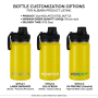 Wholesale 12oz Custom Logo Sport Water Bottle 304 Stainless Steel Vacuum Insulated Flask Spout Lid Handle 6-12 Hours Thermal