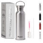 Durable Double-Walled Water Bottle Flask 304 Stainless Steel Sports Gym Bottles