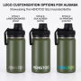 Camping 12oz Insulated Thermos with Handgrip, Custom Logo 12 oz Vacuum Flask Factory, 6-12 Hour Thermal Wide Mouth Tumbler - HENGTOO