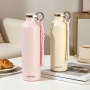 Simple Stainless Steel Leakproof Double Wall Vacuum Insulated Tumbler Handle Portable Office Cup Hiking Gym Travel 12-24 Hours