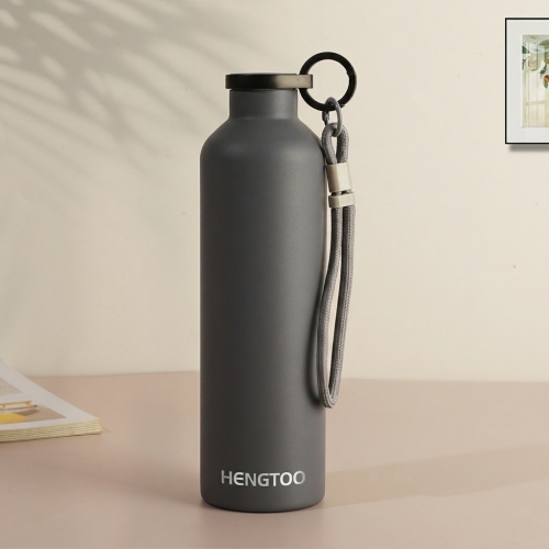 Simple Stainless Steel Leakproof Double Wall Vacuum Insulated Tumbler Handle Portable Office Cup Hiking Gym Travel 12-24 Hours