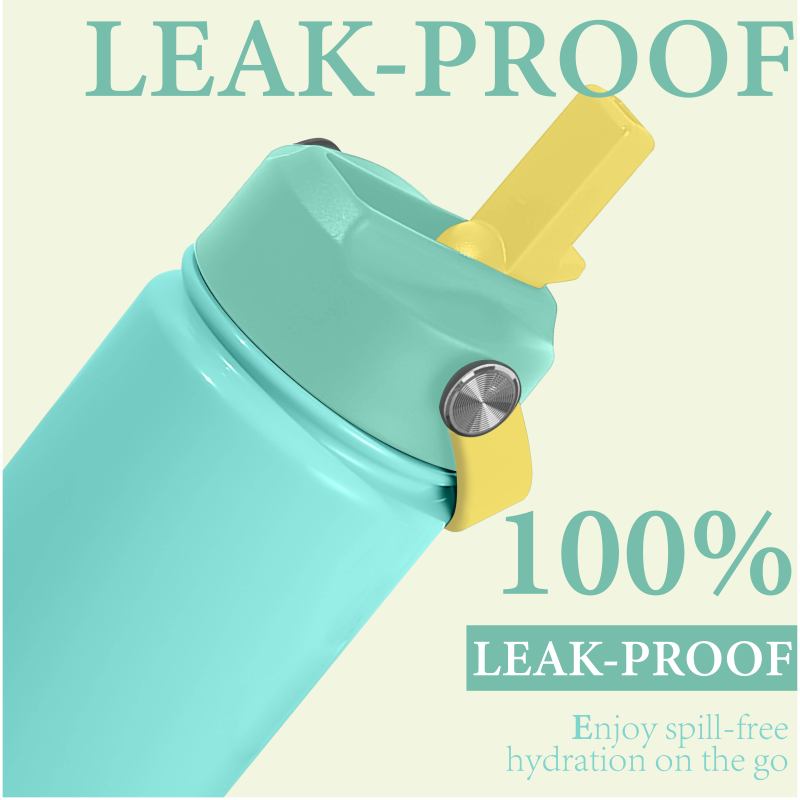 BPA-Free 14oz Double Wall Stainless Steel Insulated Vacuum Flask New Lid Kid Water Bottle for School Use Hot Cold for Hot Water
