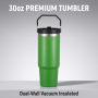 30oz Powder Coated Stainless Steel Vacuum Insulated Water Jug with Spout Lid Leak-Proof Double Wall BPA Free for Athletes Travel