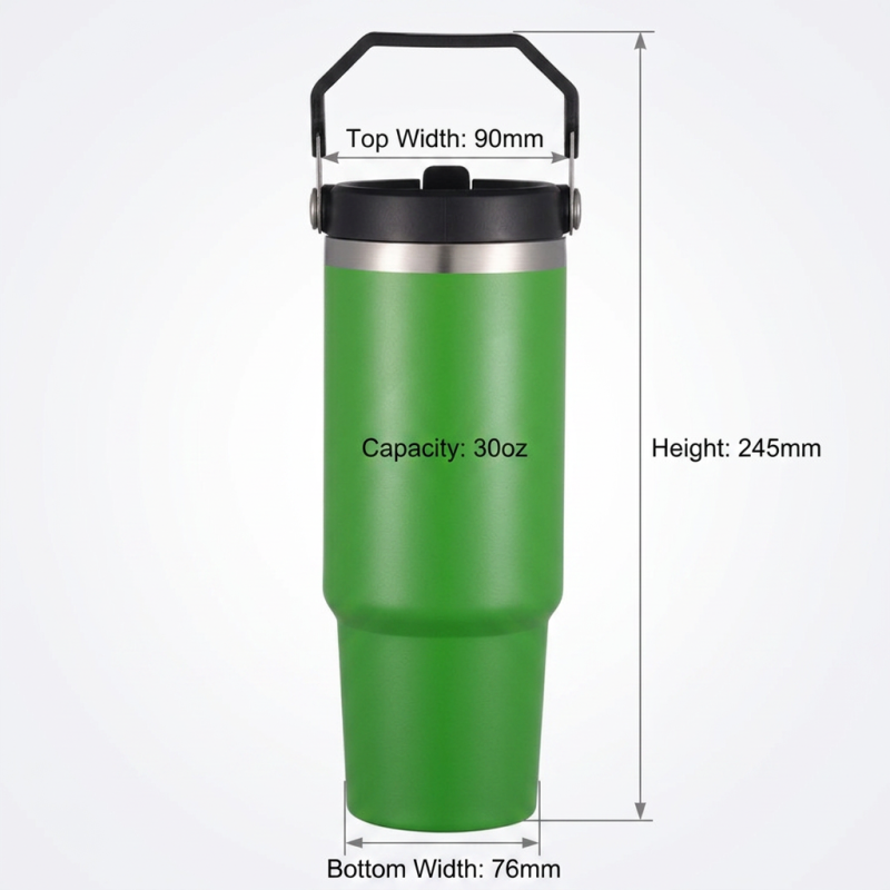 30oz Powder Coated Stainless Steel Vacuum Insulated Water Jug with Spout Lid Leak-Proof Double Wall BPA Free for Athletes Travel