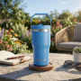 Top Rated 20oz Stainless Steel 304 Tumbler with Handle and Lid 12-24hr Thermal Insulation for Outdoor Sports & Travel