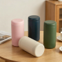 Custom Logo Double Wall Vacuum Insulated Stainless Steel BPA Free Eco-Friendly Coffee Travel Mug Cleaning Brush for Giveaways
