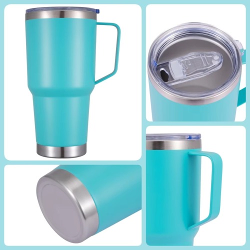 RTS 30oz Tumbler with Lid Stainless Steel Vacuum Insulated Water Coffee Tumbler Double Wall Powder Coated Travel Mug