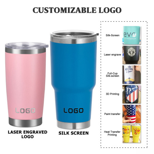 RTS 30oz Tumbler with Lid Stainless Steel Vacuum Insulated Water Coffee Tumbler Double Wall Powder Coated Travel Mug