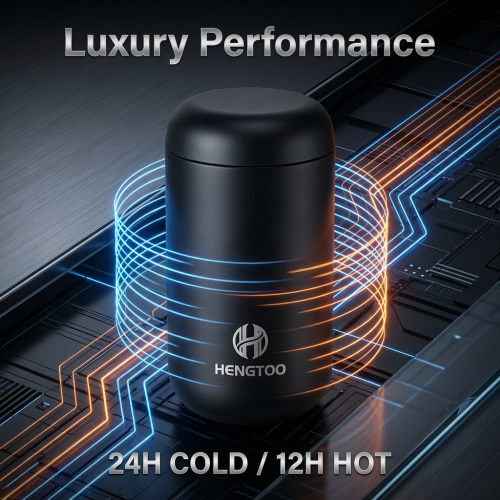 Premium Double Walled 16oz Insulated Sports Water Bottle BPA Free Metal Flask for Gym Fitness Hiking Camping