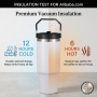 30oz Stainless Steel Vacuum Insulated Tumbler with Handle Lid Straw Leak-Proof Double Wall BPA Free Cold for Car & Travel