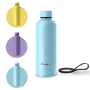 Custom BPA Free Insulated Water Bottle with Lid and Handle Leak Proof Stainless Steel Metal Water Bottle for Kids Adults