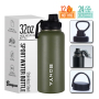 Durable 304 Stainless Steel Water Bottle with Straw and Handle Double Wall Vacuum Flask Premium Tumbler