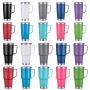 20oz 30oz Double Wall Vacuum Insulated Travel Coffee Mug Tumbler Stainless Steel Cup Mug Tumbler With Handle and Straw