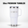 Trending 30oz Stainless Steel Vacuum Flask Tumbler with Handgrip for Car Travel-Leak-Proof & BPA Free
